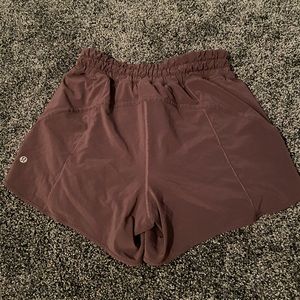 purple lululemon shorts